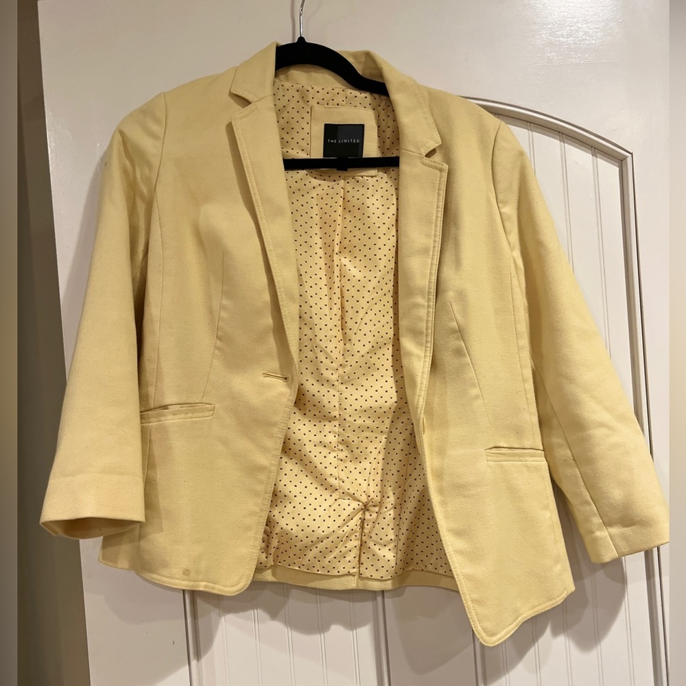 Limited yellow blazer